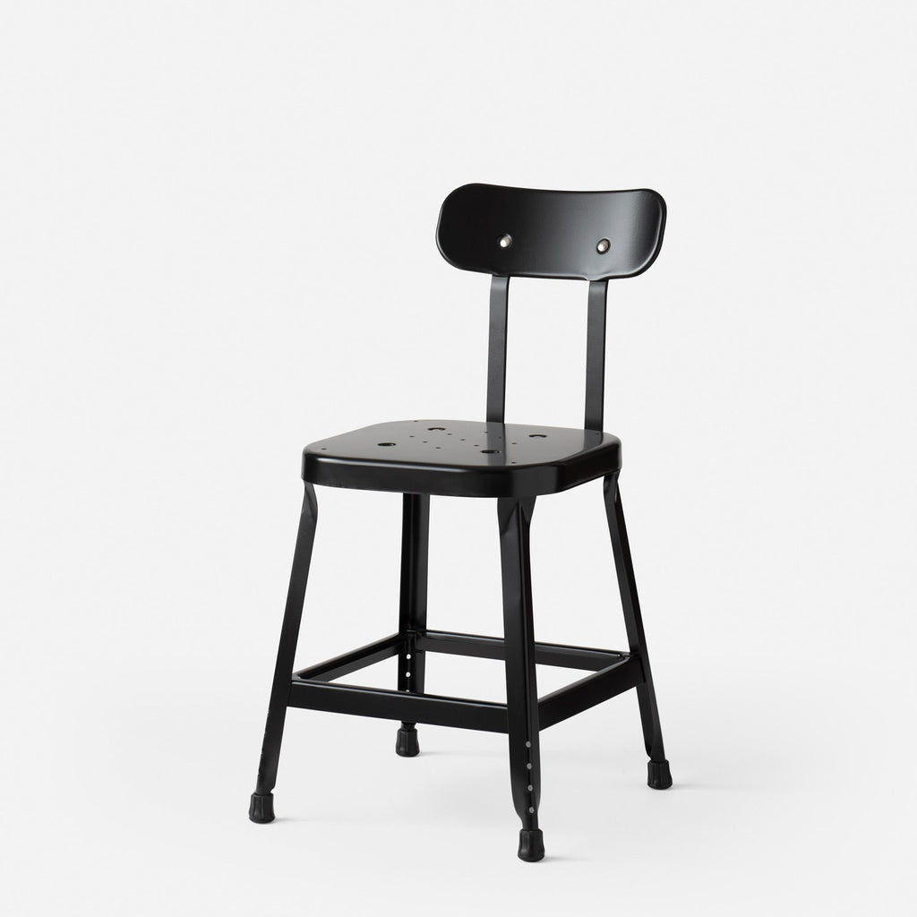 Schoolhouse Utility Chair::black-satin::main