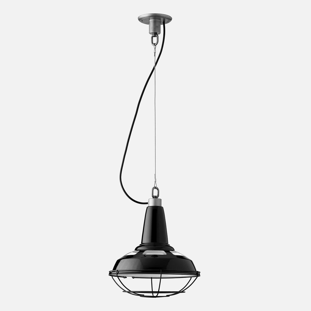 Factory 4 Cable Pendant::Black::Hover