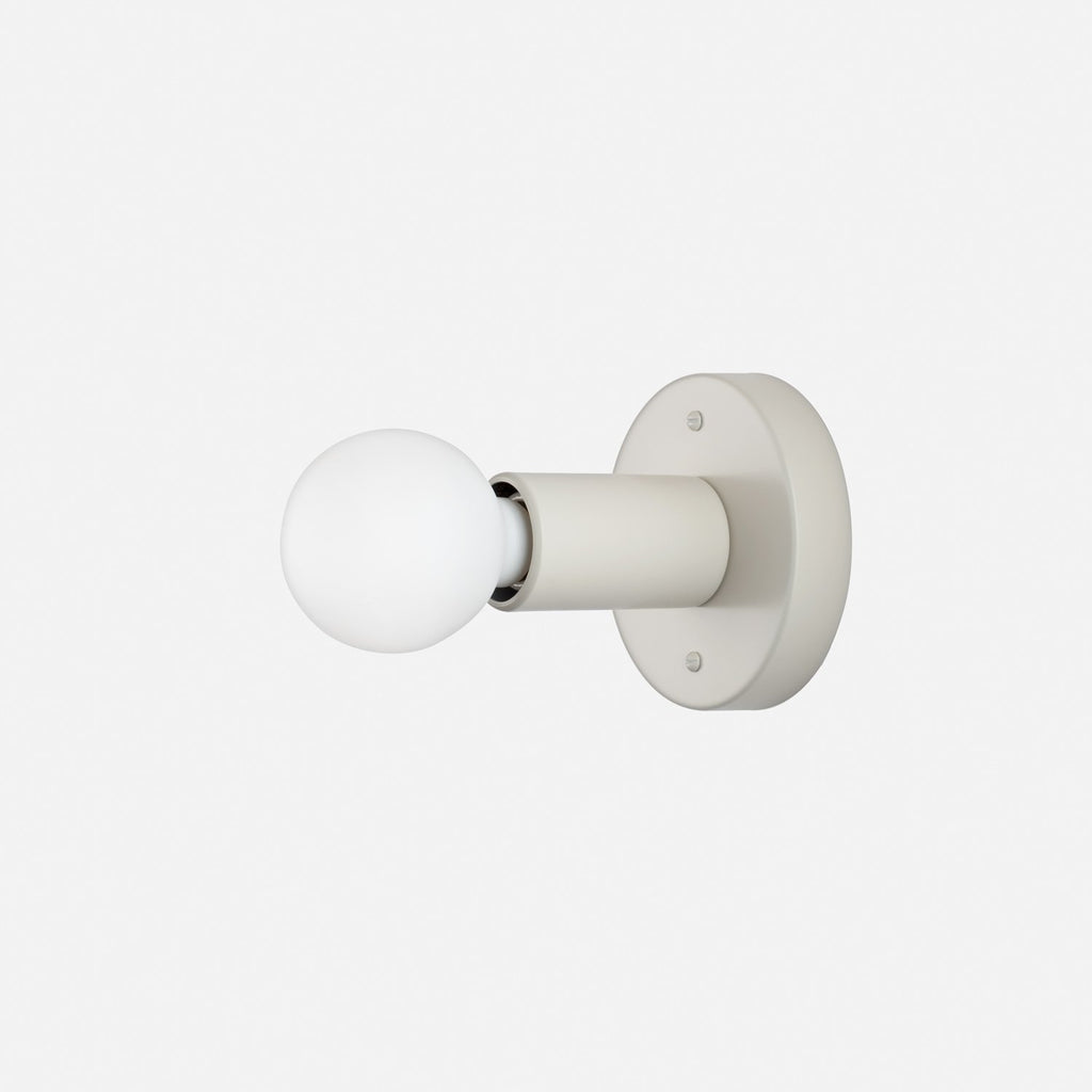 Cylinder Sconce::shell white::main