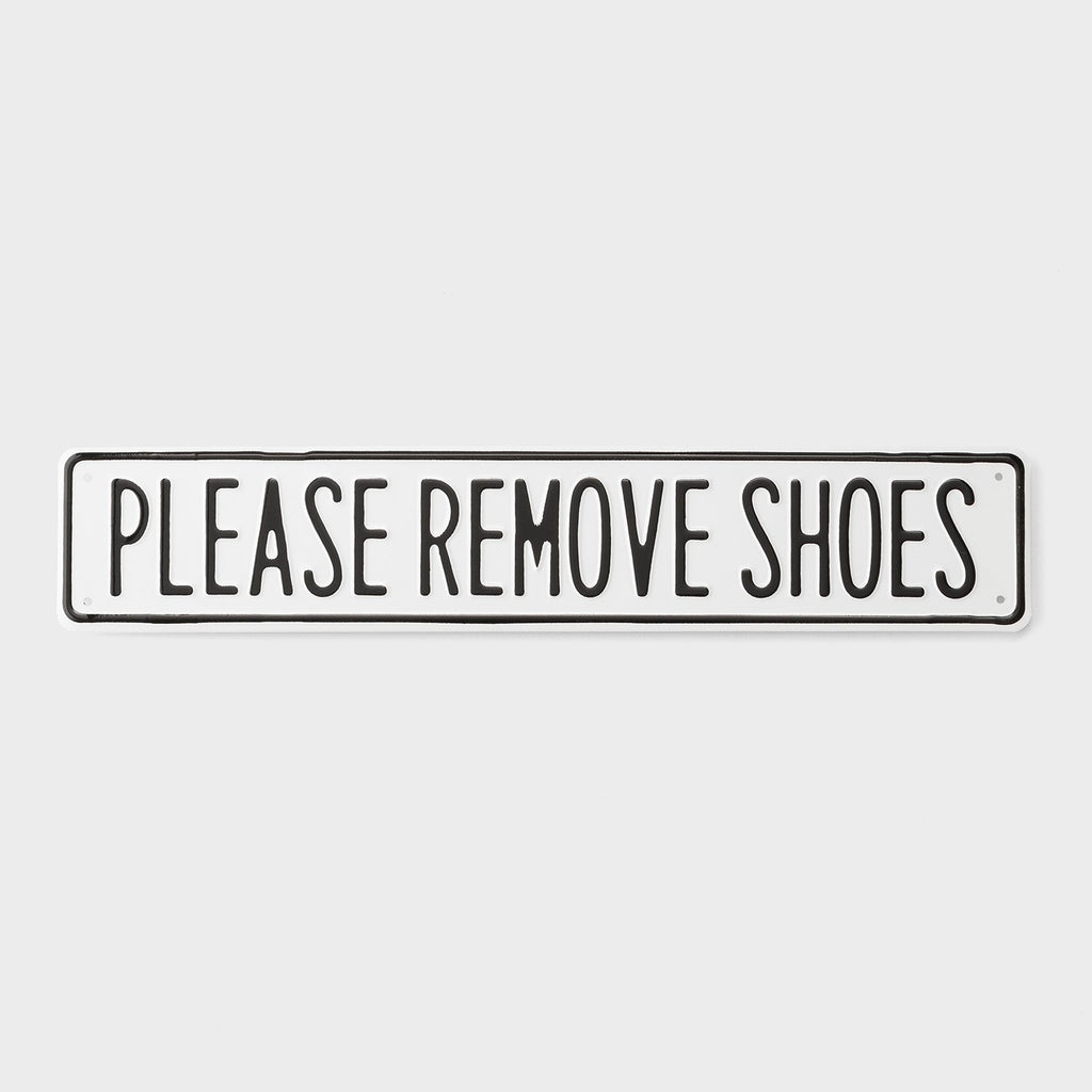 Please Remove Shoes Sign:Main