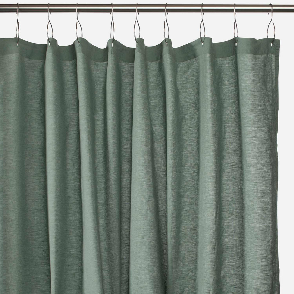 Linen Shower Curtain::laurel::main