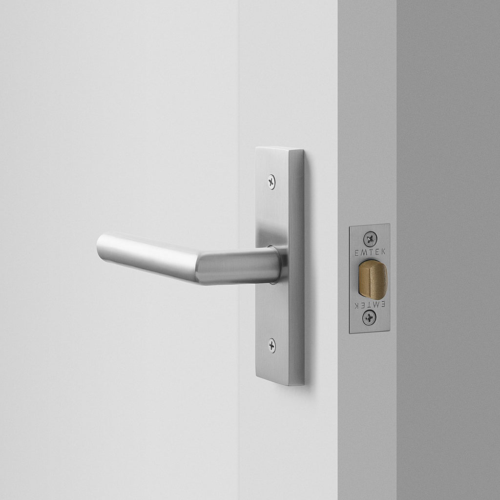 Rome Small Door Set with Otto Lever - Satin Nickel