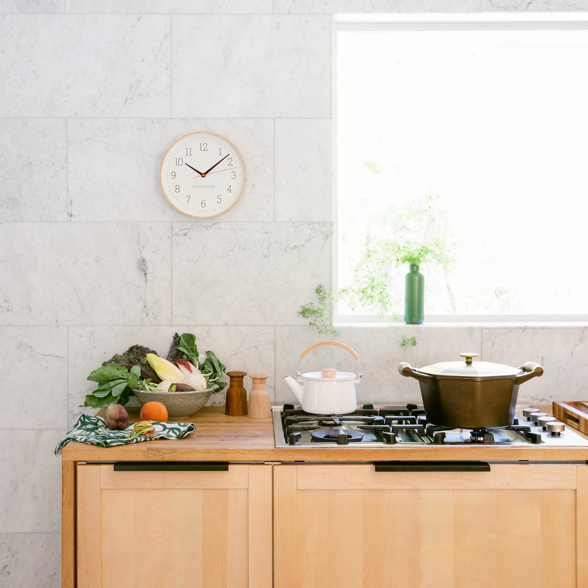 Clock Over Kitchen Sink Design Ideas