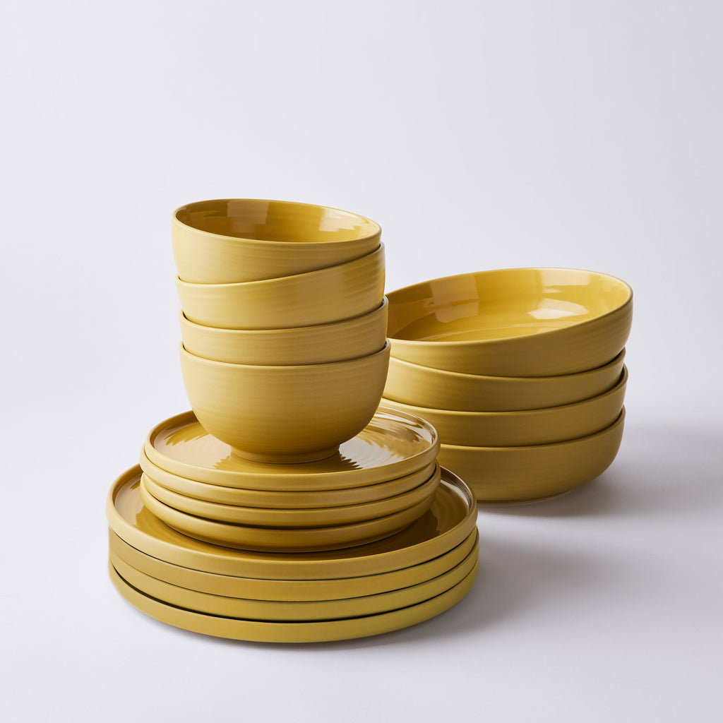 Essential Stoneware Dinnerware, 16-Piece Set