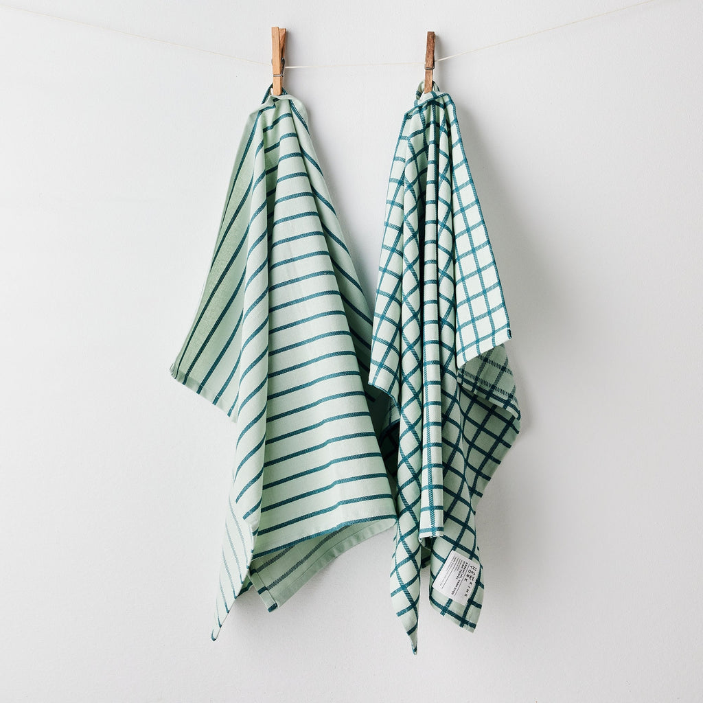 Essential Yarn Dyed Dish Towels, Set of 2