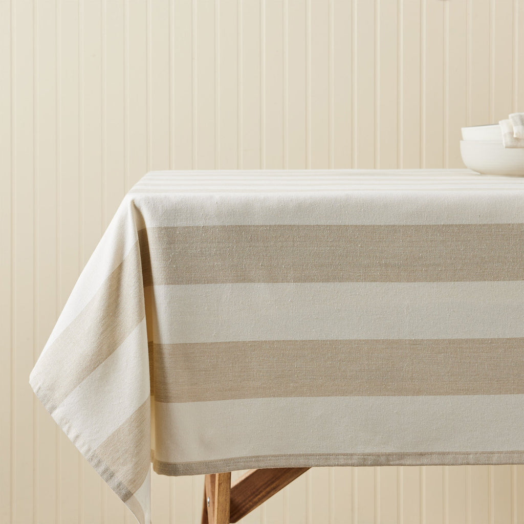 Essential Striped Tablecloth