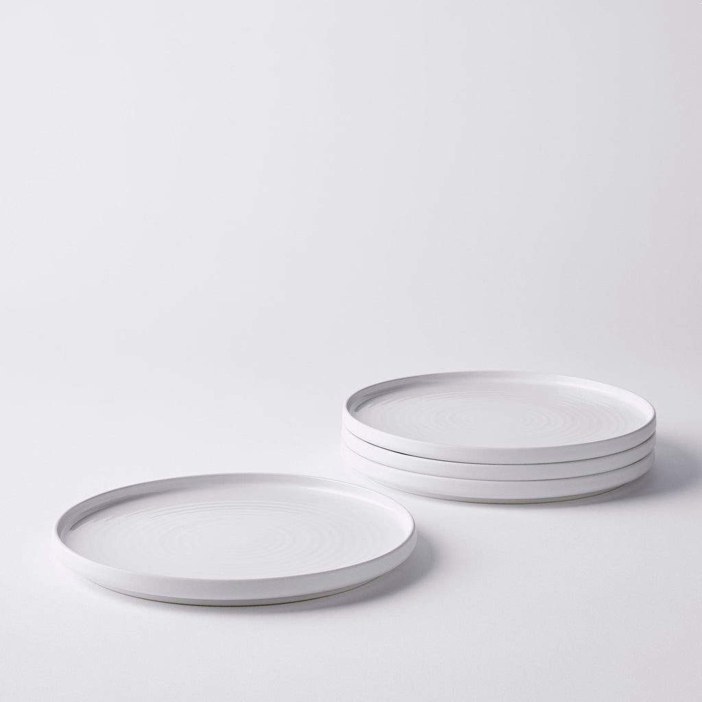 Essential Stoneware Plate - Set of 4::bone::main