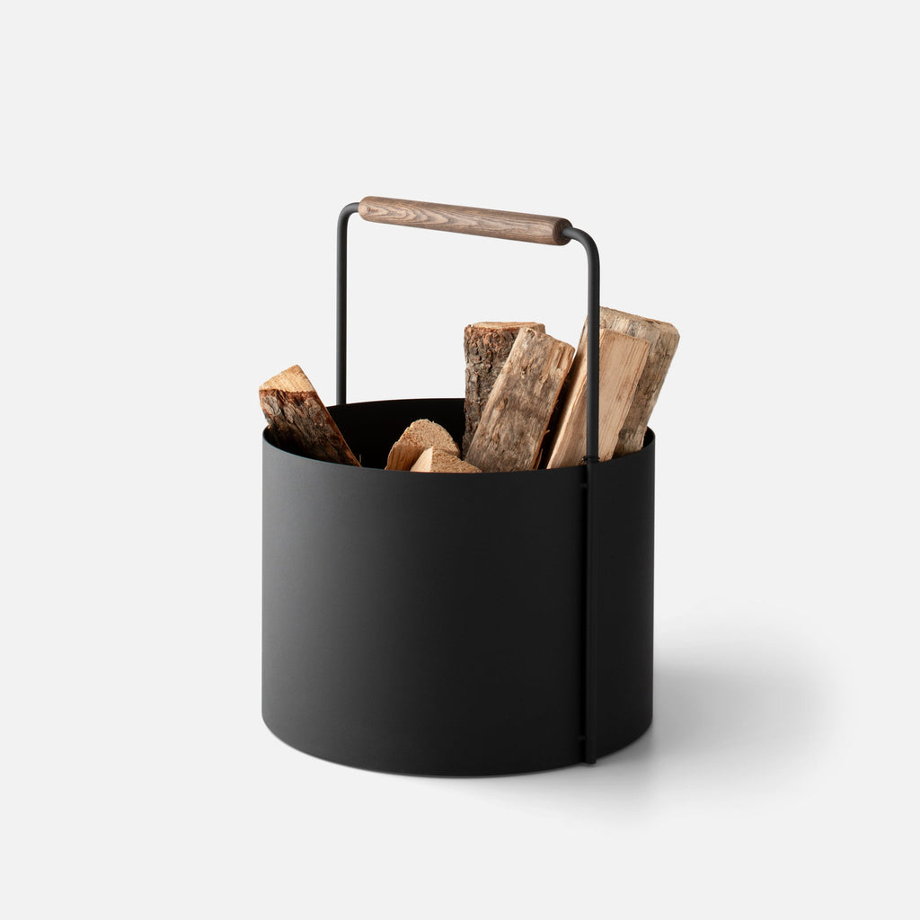 Hey Sign - Firewood Basket with handle