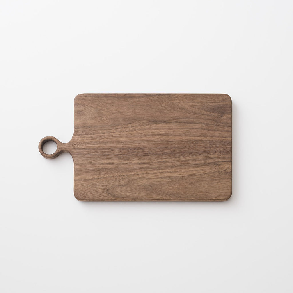 Apple-shaped Solid Wood Cutting Board With Handle for Fruits