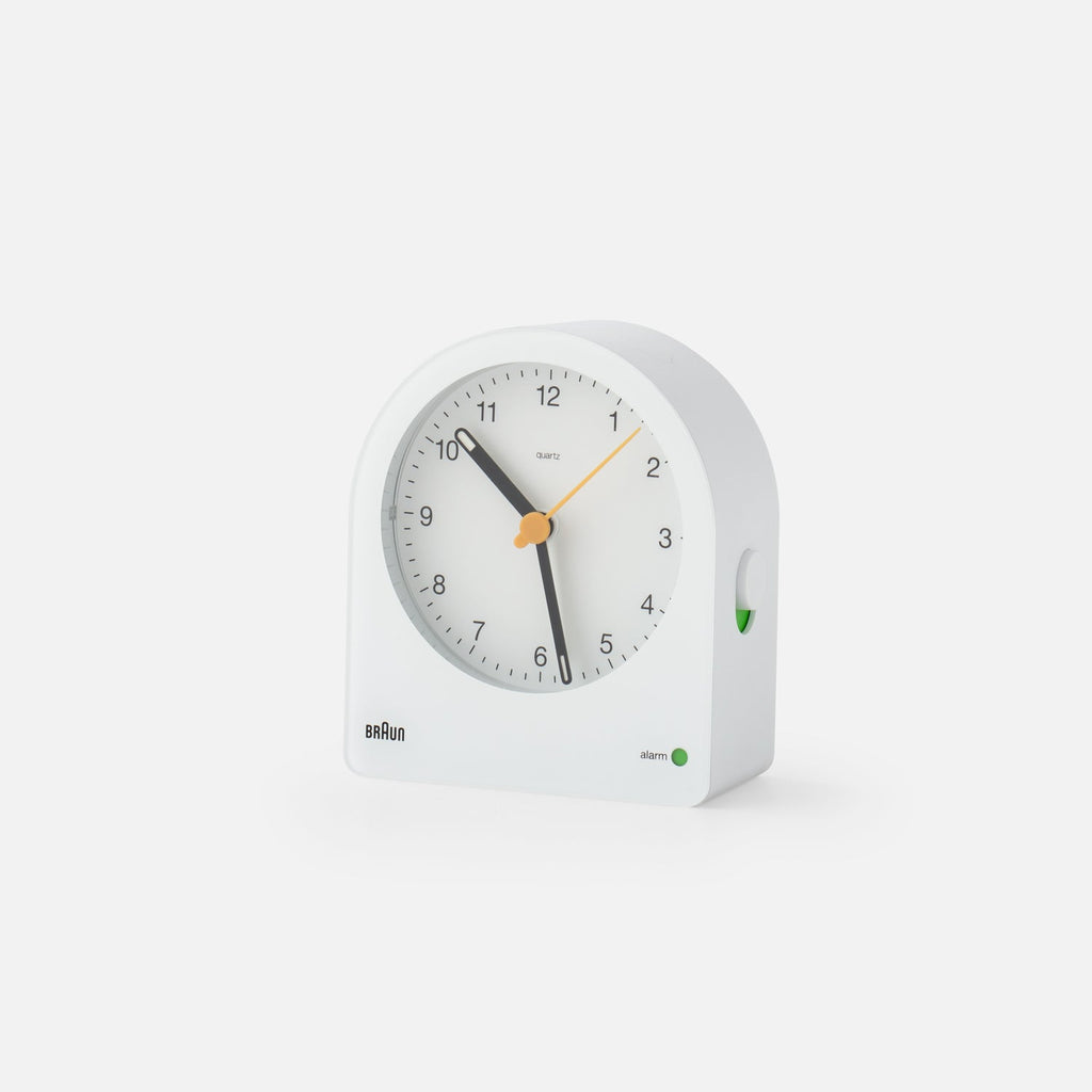 Braun Classic Alarm Clock::White::main