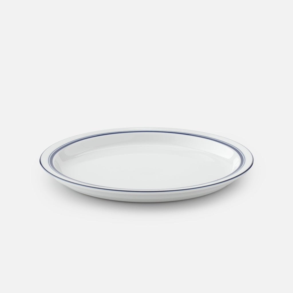 Christianshavn Blue Porcelain Dinnerware::dinner plate::main