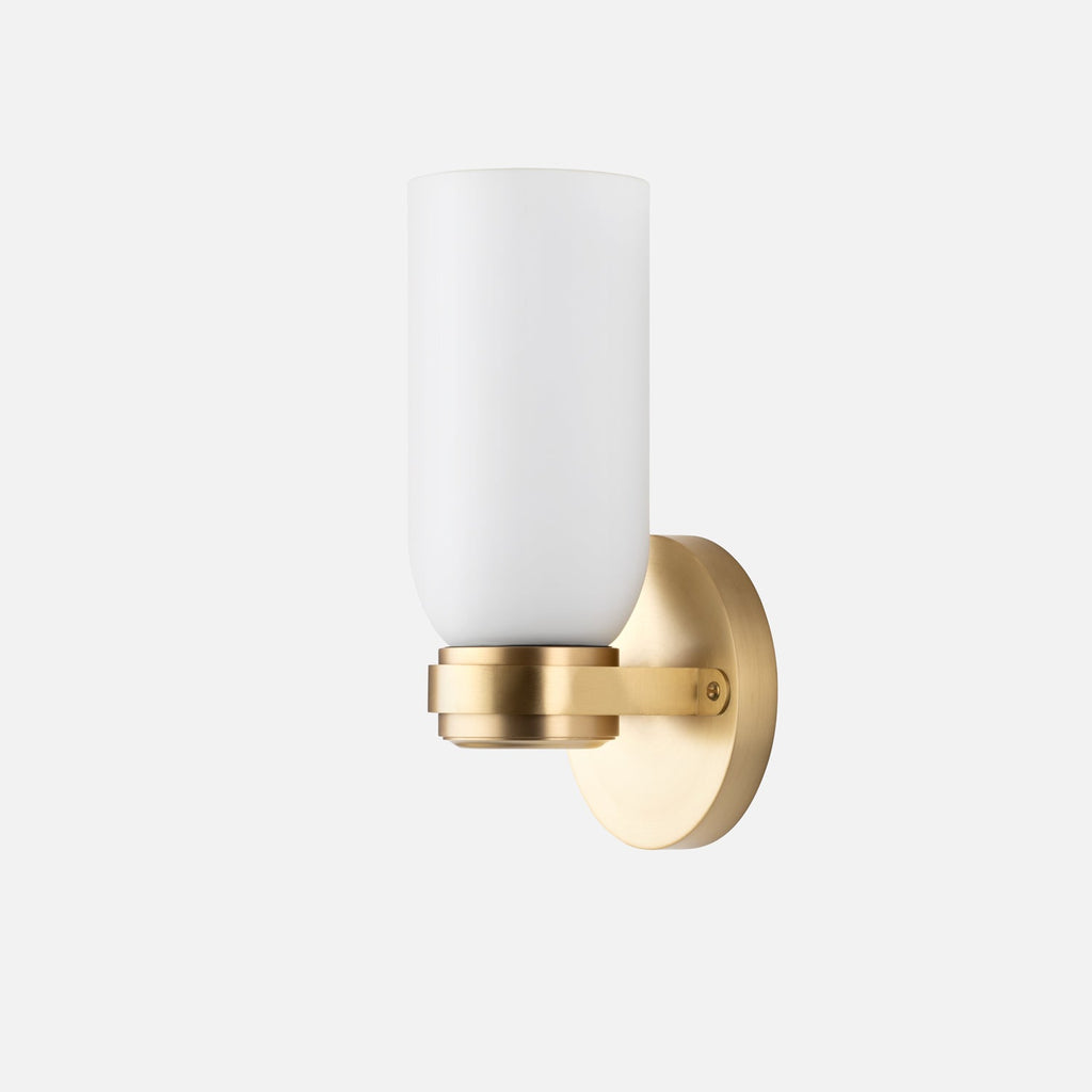Colette Single Sconce::Natural Brass::Main
