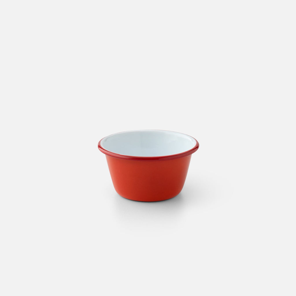 Enamelware Bowl, Set of 4::red::main