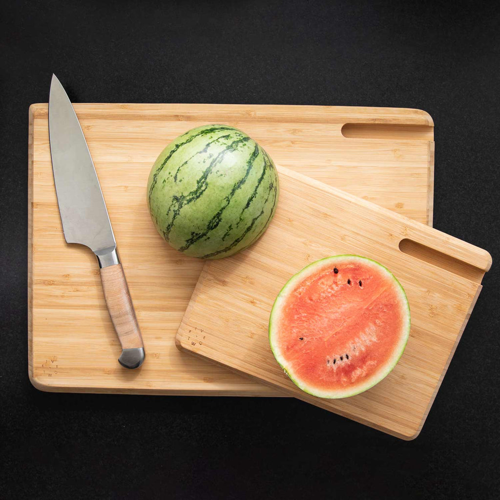 Five Two by Food52 Bamboo Cutting Board, Double-Sided with Phone Slot &  Juice Groove on Food52