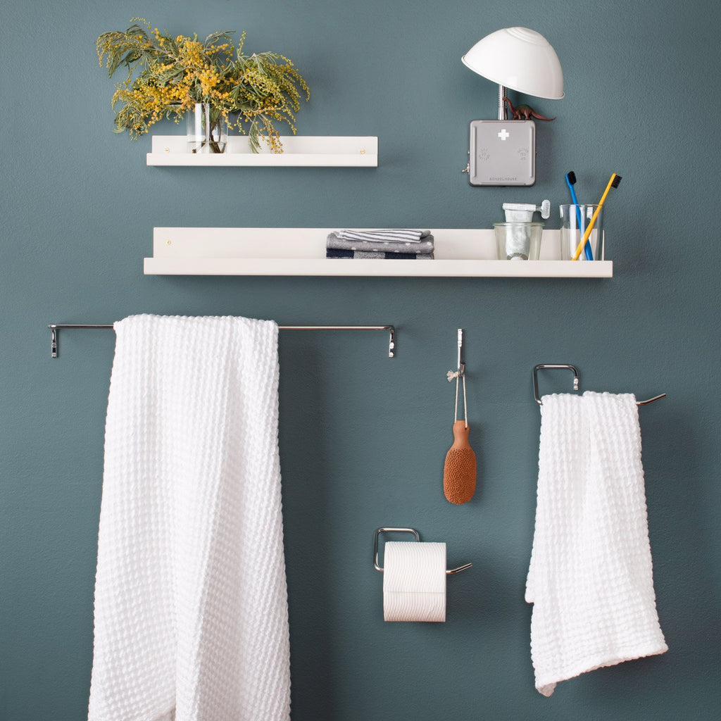 2-Tier Bathroom Shelf, Storage for Towel and Blanket