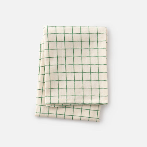 Cotton Grid Stitch Tea Towel by Schoolhouse