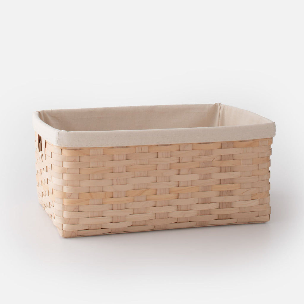 Woven Maple Laundry Basket:Main