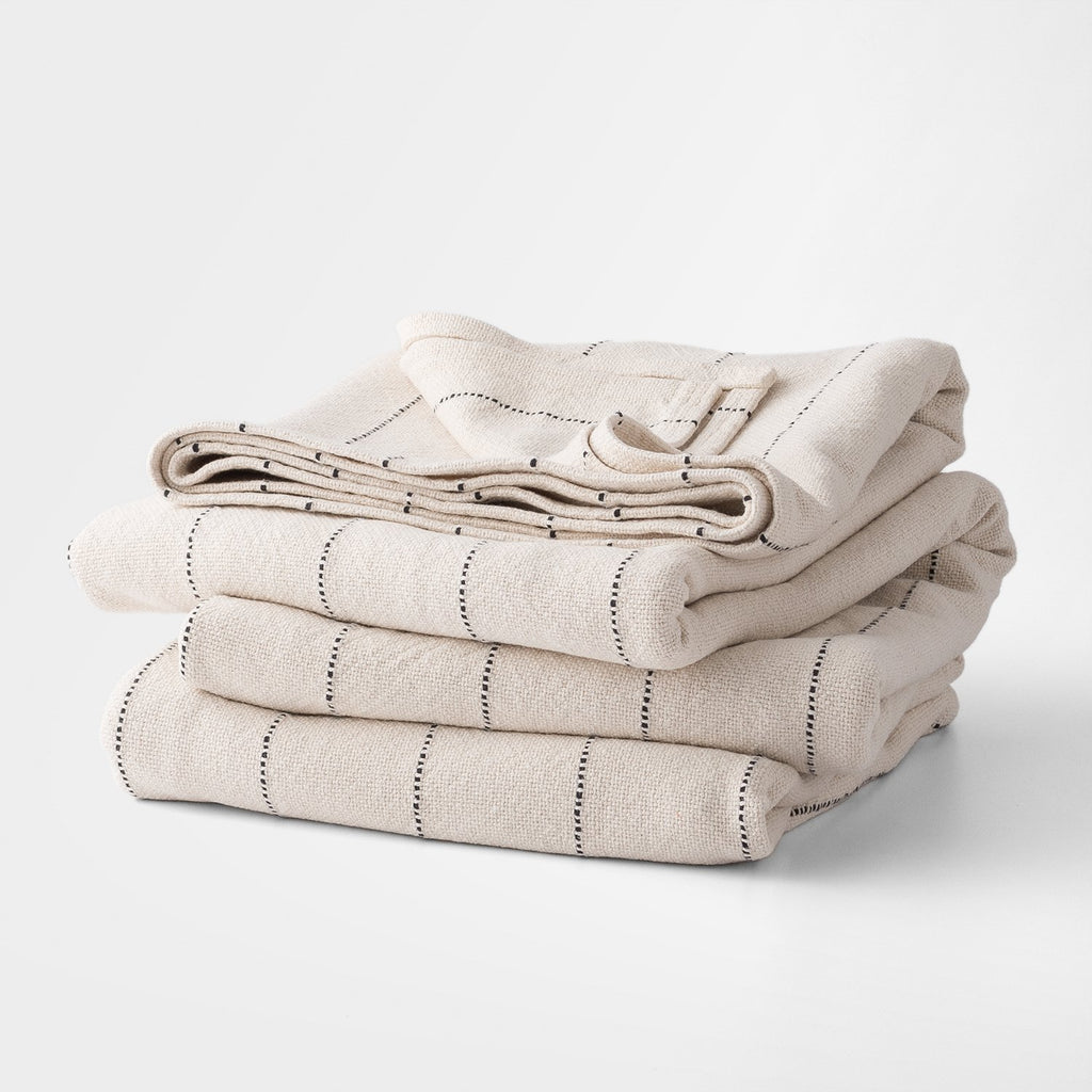 Cotton Pinstripe Blanket:Main
