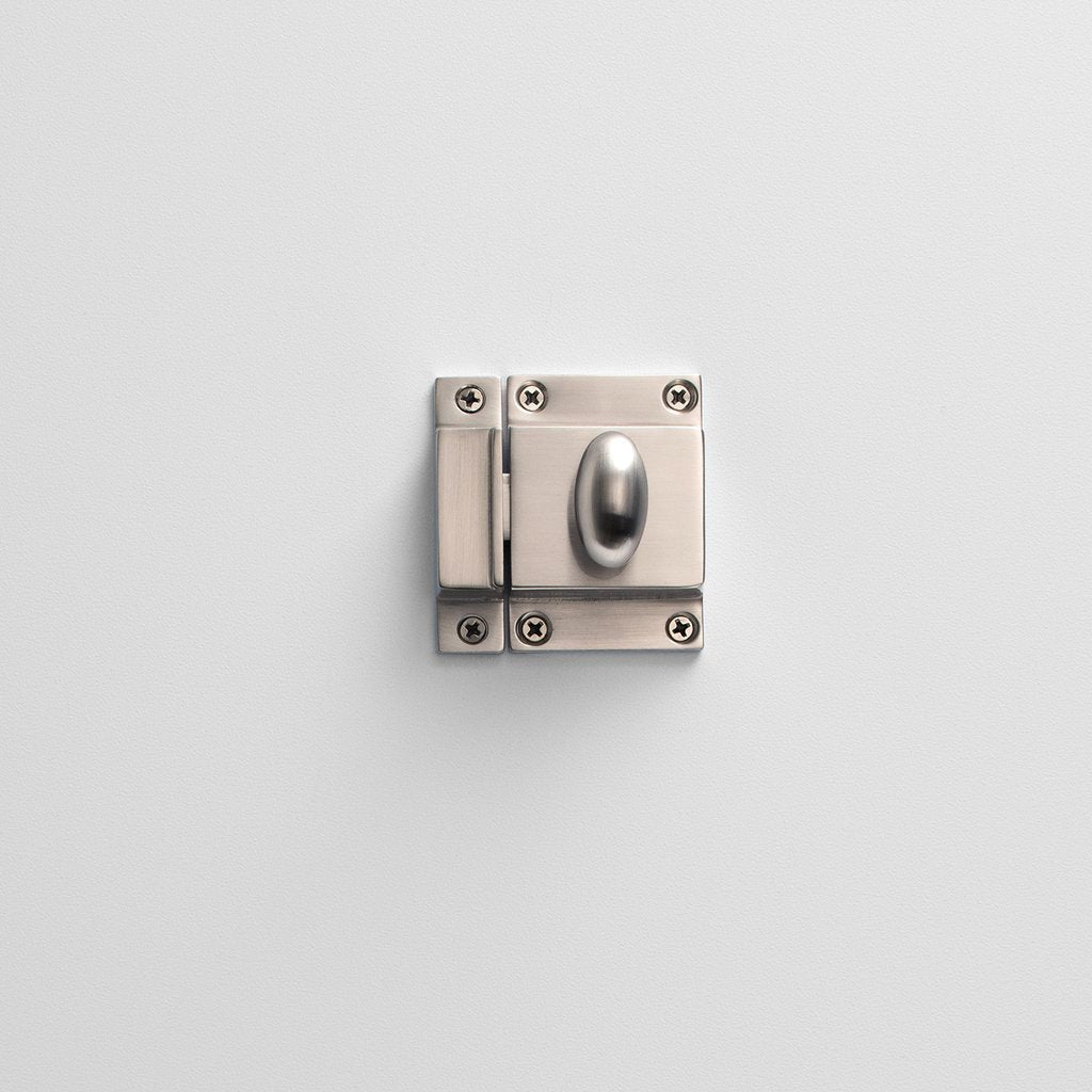 Davenport Cabinet Latch in Satin Nickel by Schoolhouse 119743