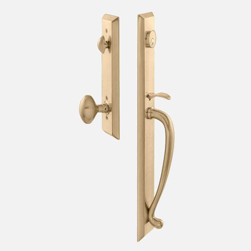 Vintage Schlage Solid Brass Door Handle Parts