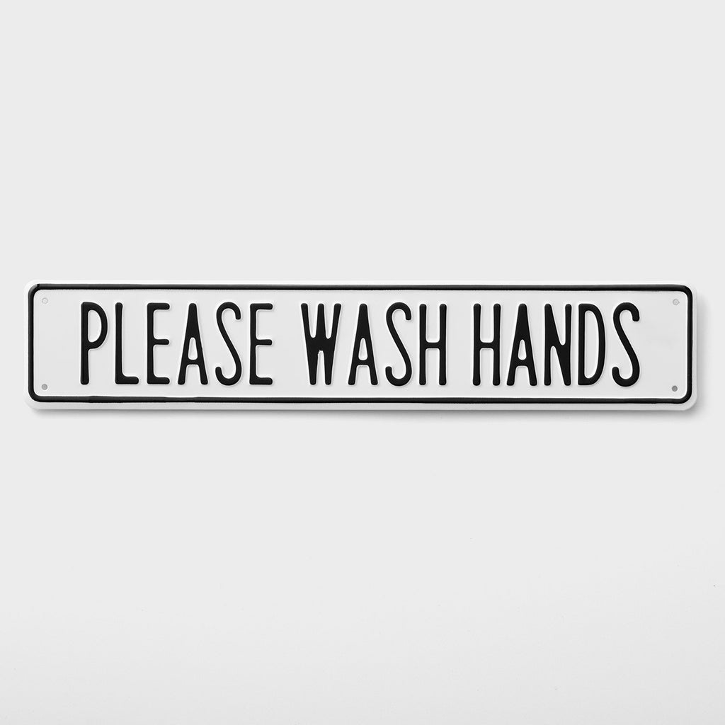 Please Wash Hands Sign:Main